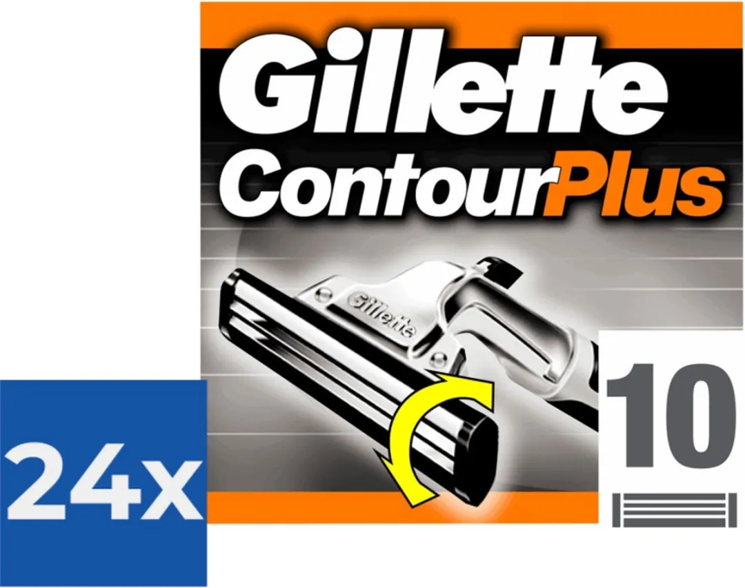 Gillette Contour Plus Wegwerpscheermesjes 10 Stuks