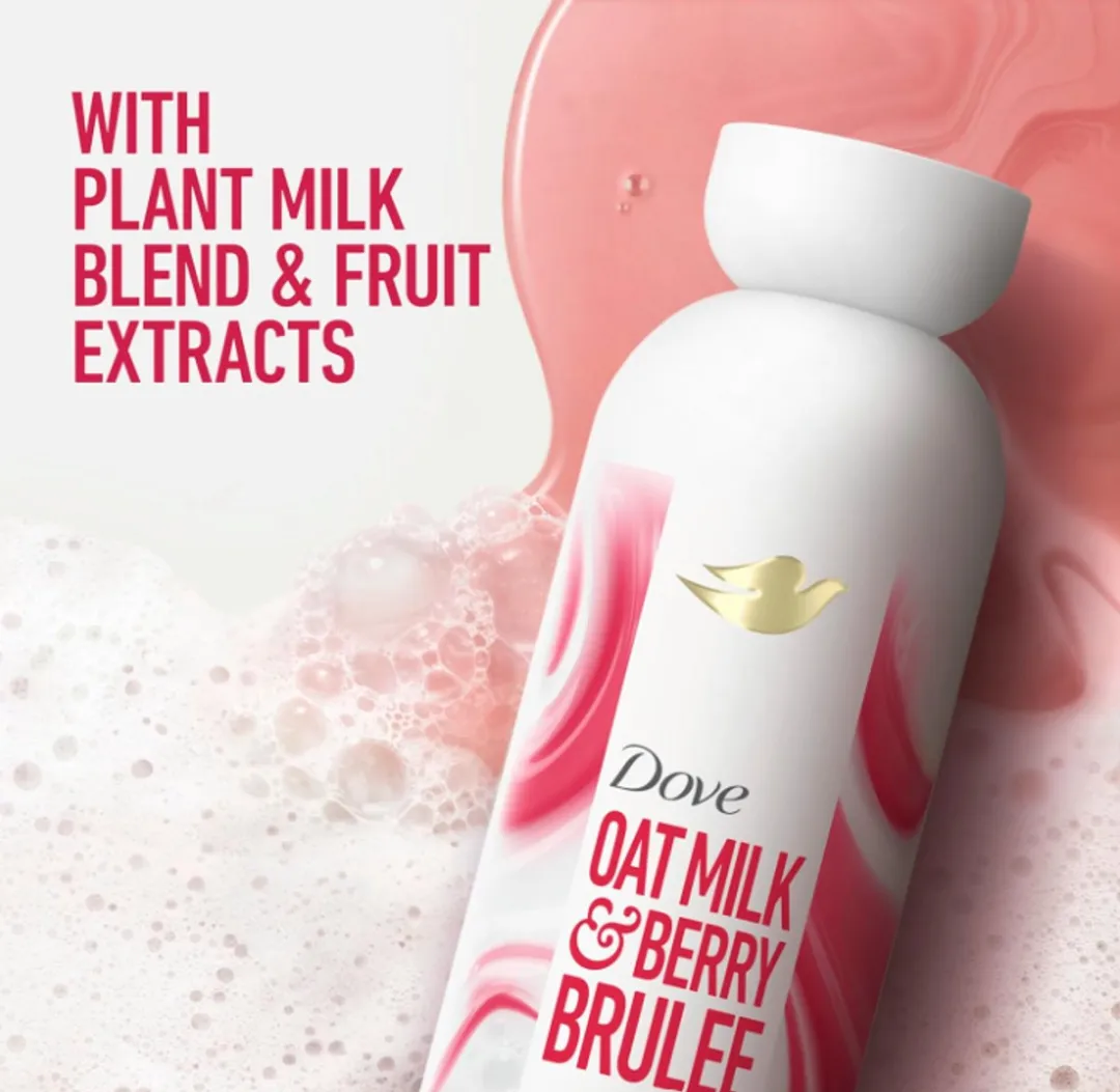 Dove Plant Milk Cleansing Douchegel Oat Milk & Berry Brulee 517ml
