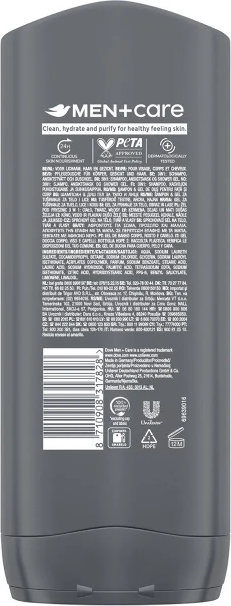 Dove Men+Care Cool Fresh Douchegel 400ml