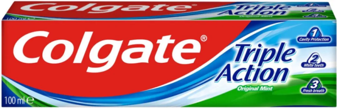 Colgate Triple Action Tandpasta 100ml - 12 Stuks