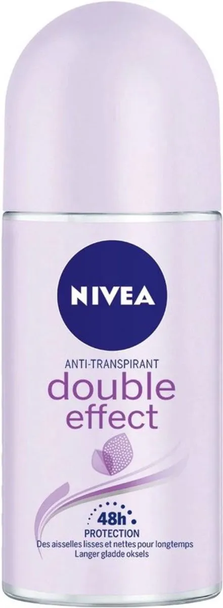 NIVEA Double Effect Deodorant Roller 150ml - 3 Stuks