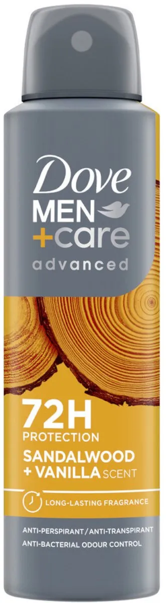 Dove Deodorant Men+ Care Sandalwood & Vanilla - 150 ml