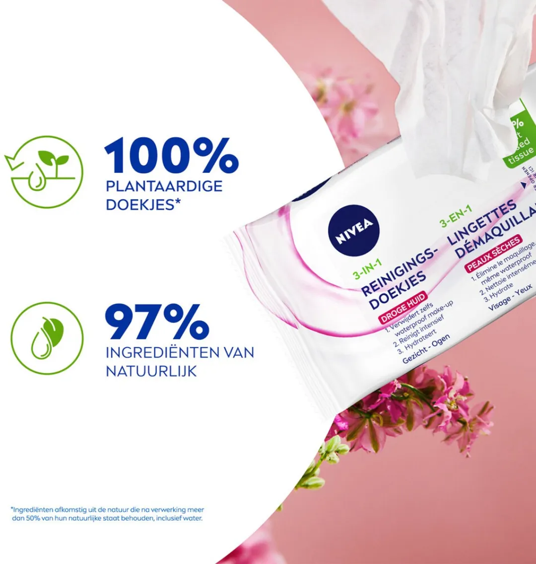 NIVEA Reinigingsdoekjes Verzachtend 24 Stuks