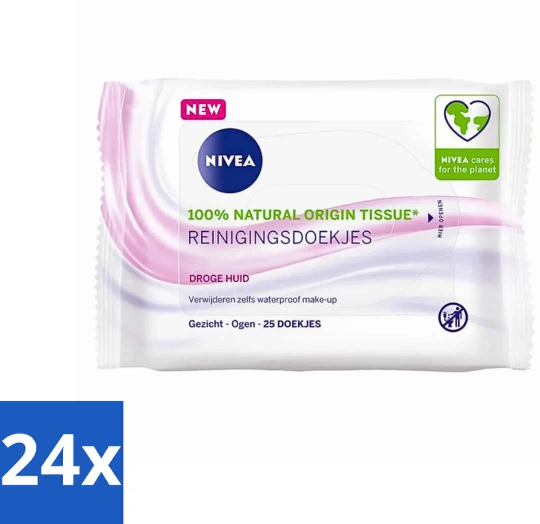 NIVEA Reinigingsdoekjes Verzachtend 24 Stuks