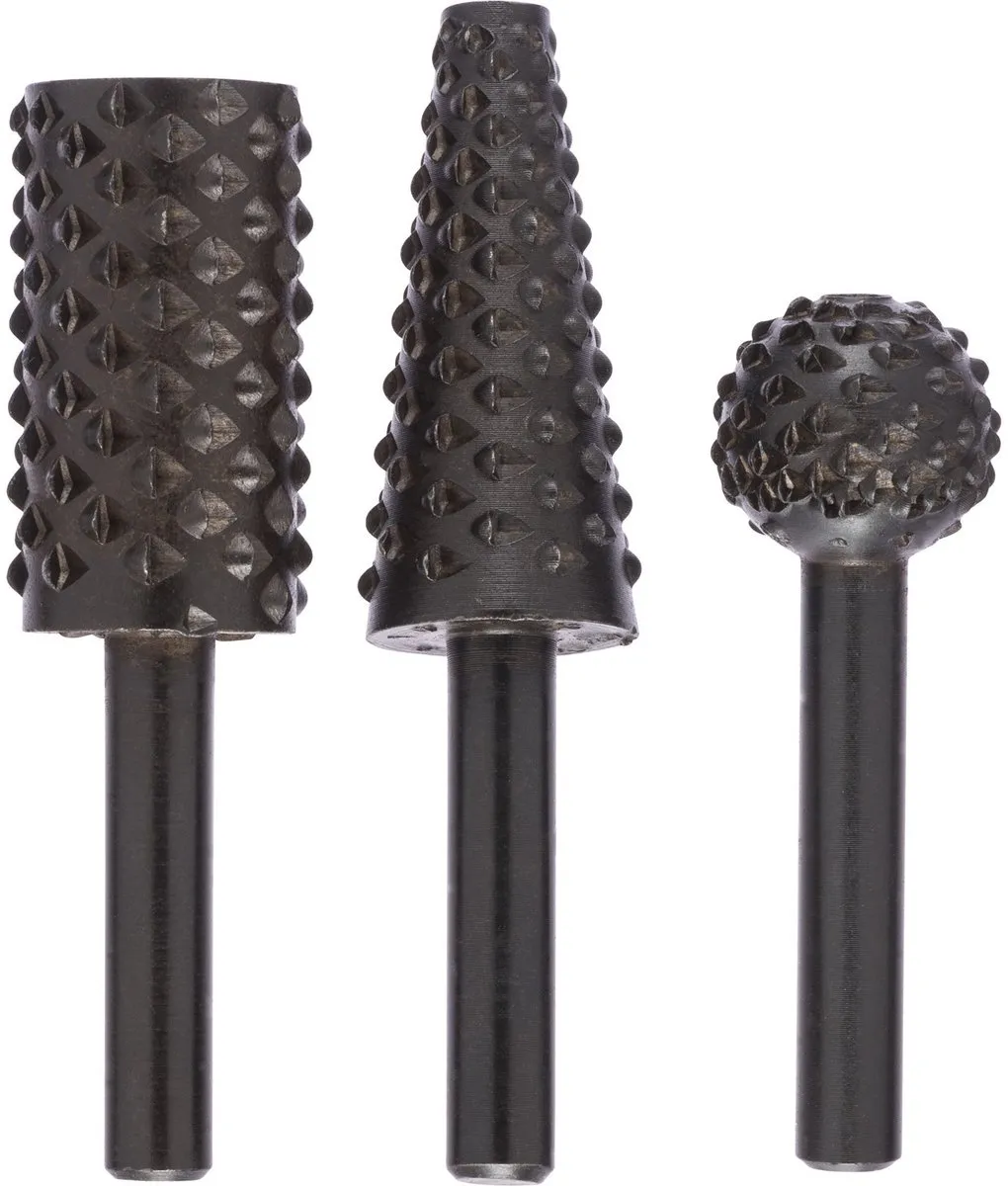 Bosch Houtraspen & -vijlen Set 3-delig