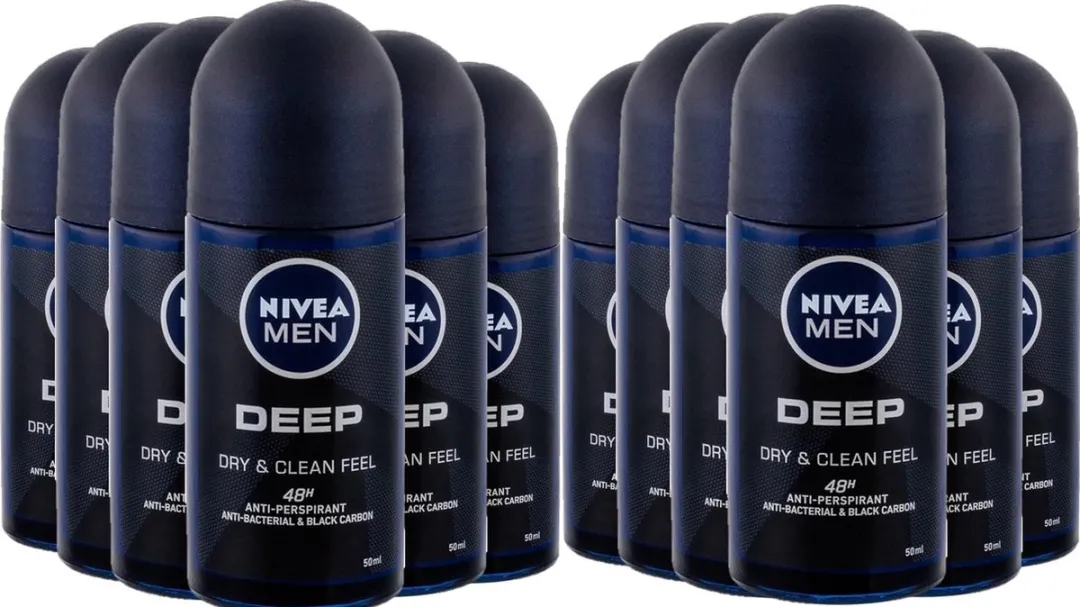 NIVEA Men Deep Black Carbon Deo Roll On