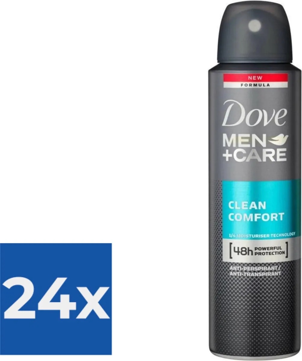 Dove Men+Care Clean Comfort Deodorant - 3600ml (24x150ml) - afbeelding 4 van 6