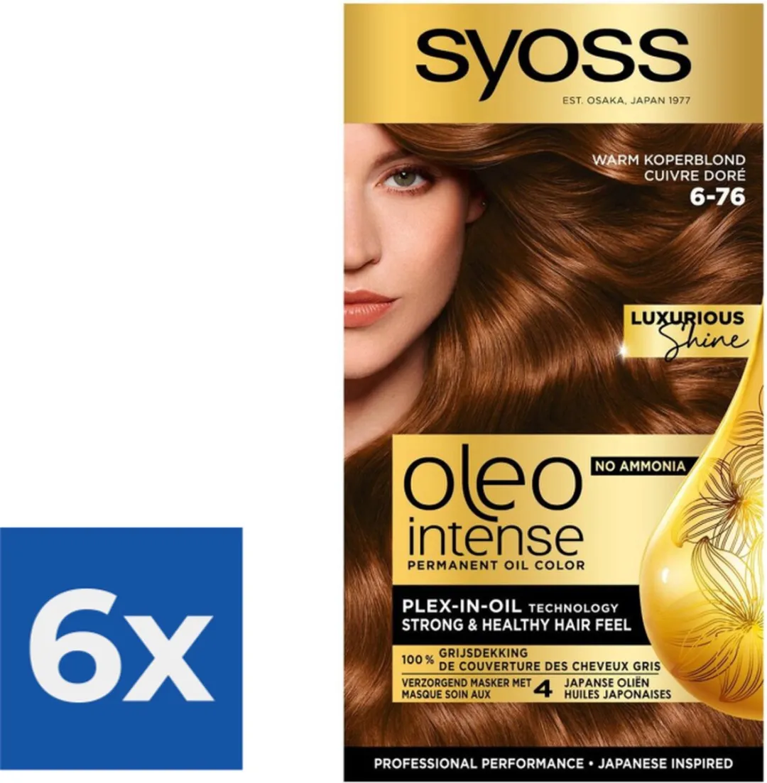 SYOSS Oleo Intense 6-76 Warm Koperblond Haarverf
