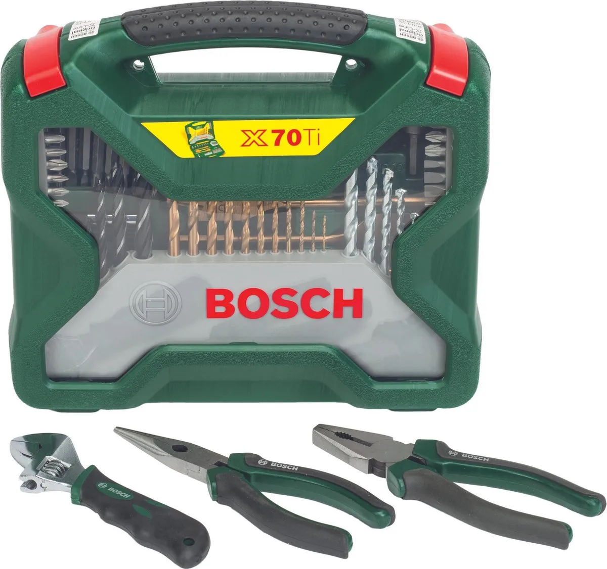 Bosch X-Line Titanium Plus Borenset 70-delig - o.a. hout/steen