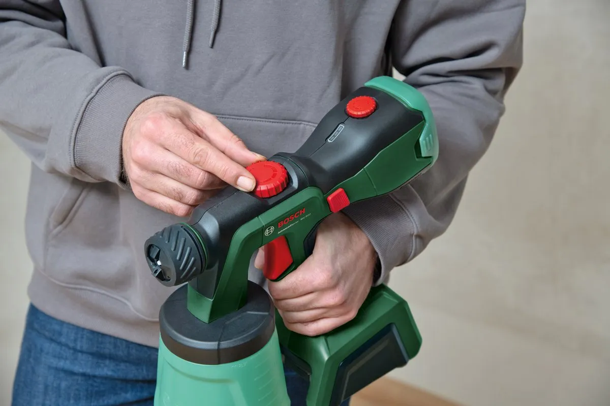 Bosch AdvancedSpray 18V-500 Verfspuit 1.2L - Groen - afbeelding 6 van 6