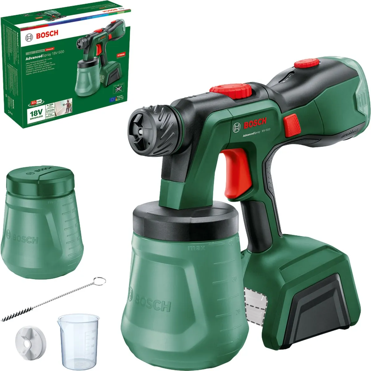 Bosch AdvancedSpray 18V-500 Verfspuit 1.2L