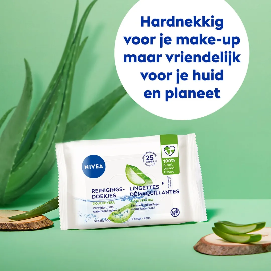 NIVEA Biologisch Afbreekbare Reinigingsdoekjes 150 Stuks