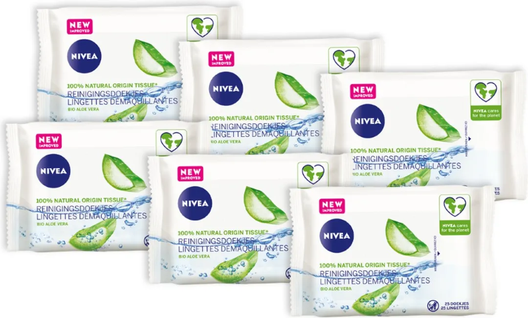 NIVEA Biologisch Afbreekbare Reinigingsdoekjes 150 Stuks