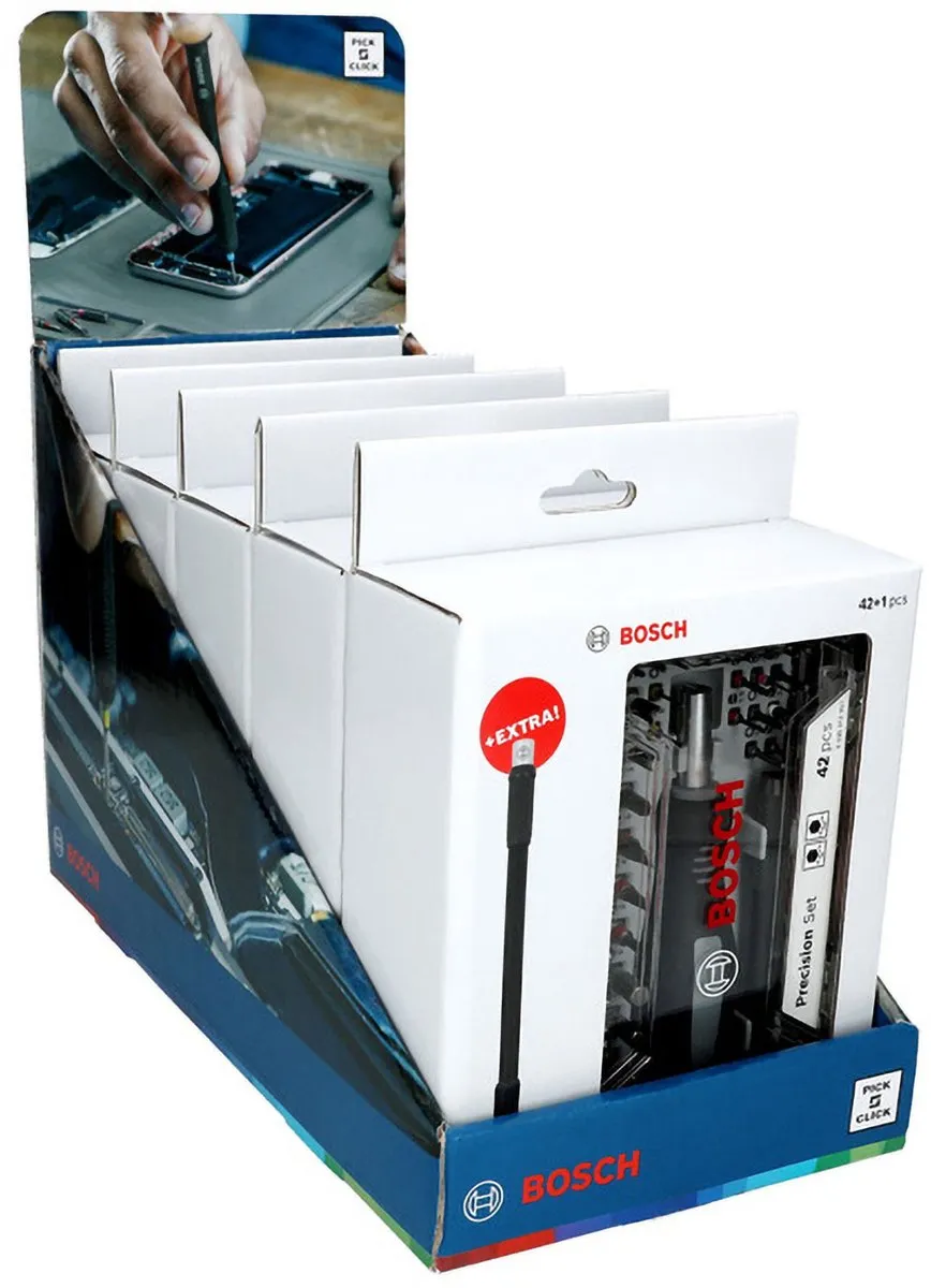 Bosch 26070028 Precisie-Schroevendraaierbitset - 43-delig