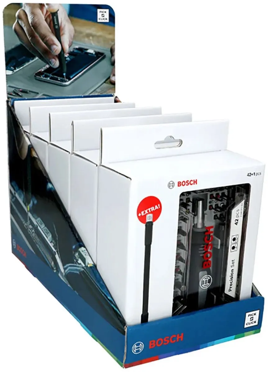 Bosch 26070028 Precisie-Schroevendraaierbitset - 43-delig