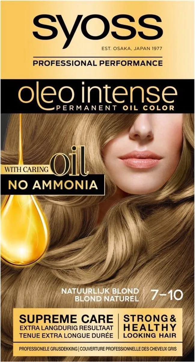 SYOSS Oleo Intense Haarverf 7-10 Natuurlijk Blond