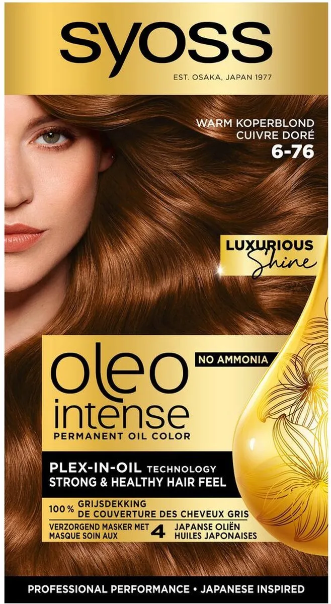SYOSS Oleo Intense 6-76 Warm Koperblond Haarverf