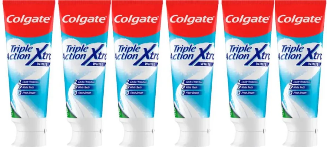 Colgate Triple Action Whitening Tandpasta