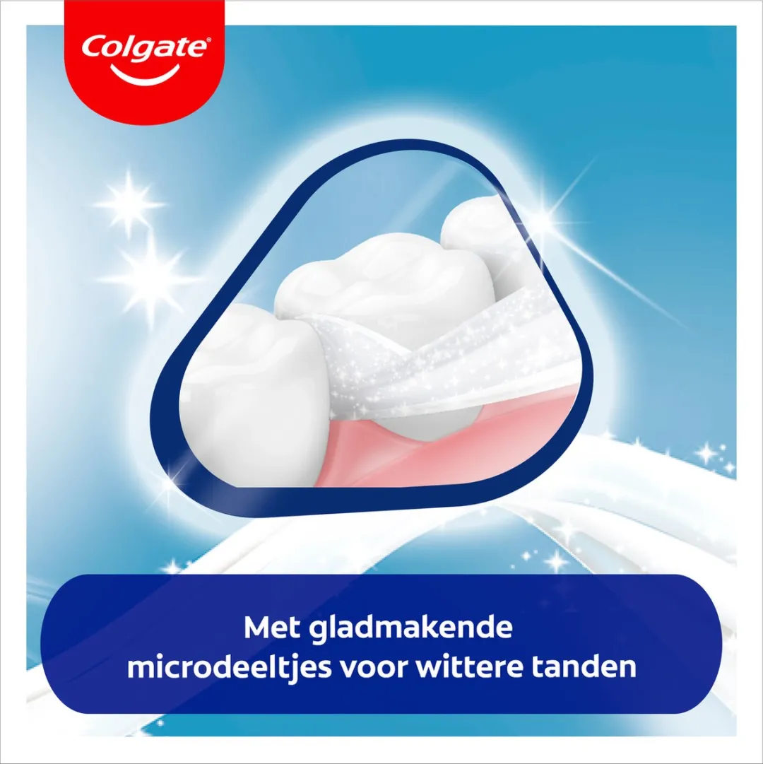 Colgate Triple Action Whitening Tandpasta - 450ml (6x75ml)