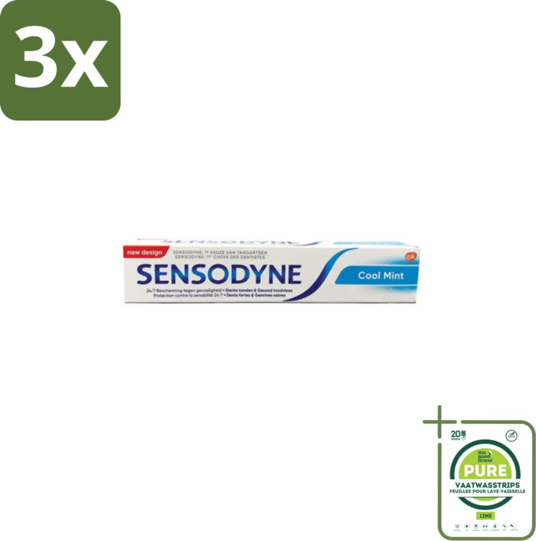 Sensodyne Cool Mint Tandpasta Gevoelige Tanden 225ml