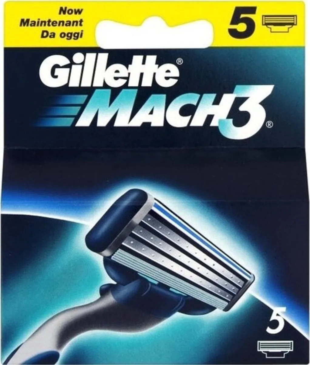 Gillette Mach 3 Scheermesjes - 5 Stuks