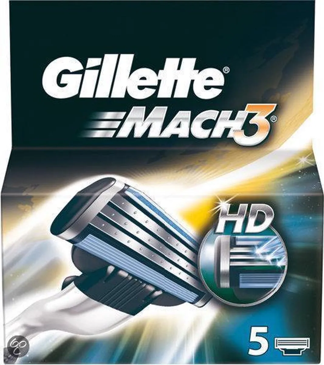Gillette Mach 3 Scheermesjes - 5 Stuks