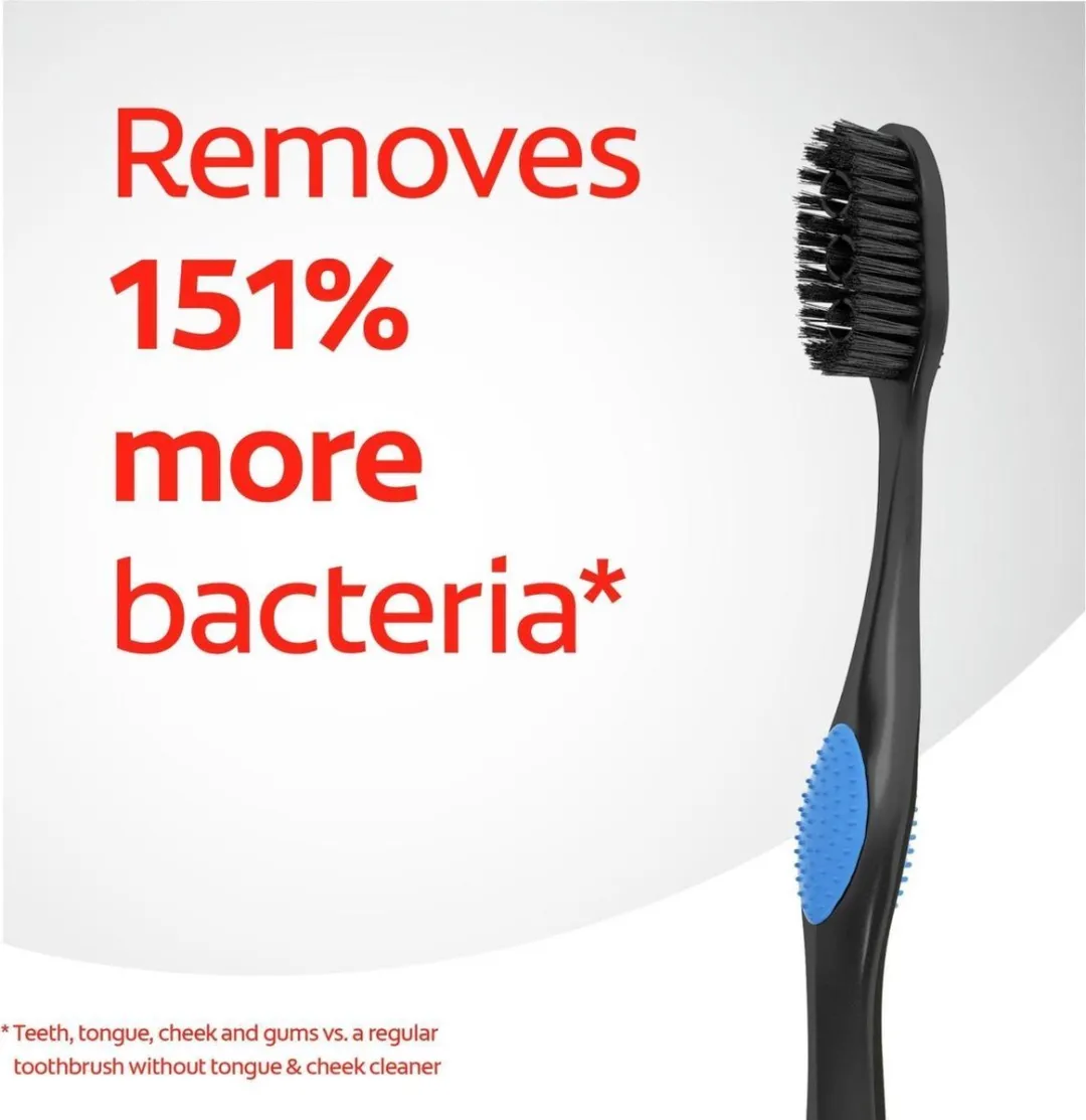 Colgate Tandenborstel Charcoal Black Medium - 24 Stuks