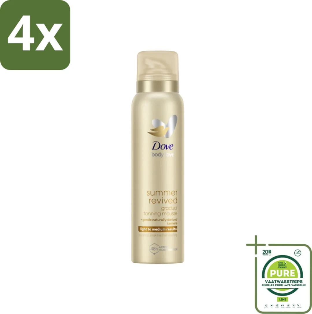 Dove Body Love Zelfbruinende Mousse Light-Medium 800ml