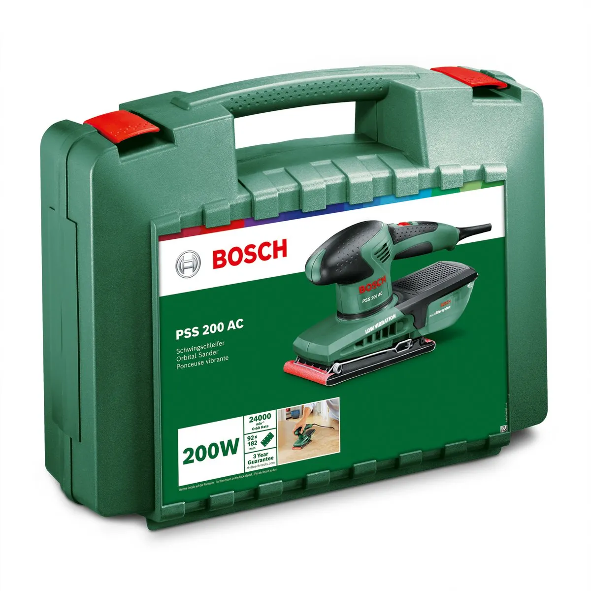 Bosch PSS 200 AC Vlakschuurmachine - 200 W