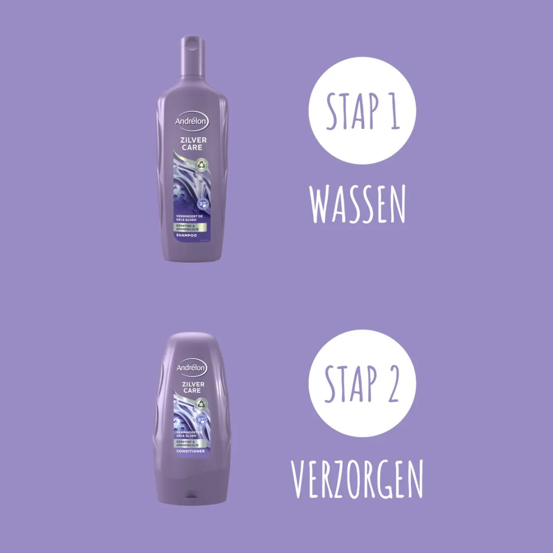 Andrélon Conditioner Zilver Care 6x250ml - Gekleurd haar
