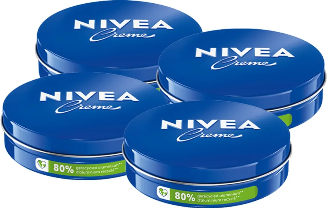 NIVEA Crème Blik 4x150ml