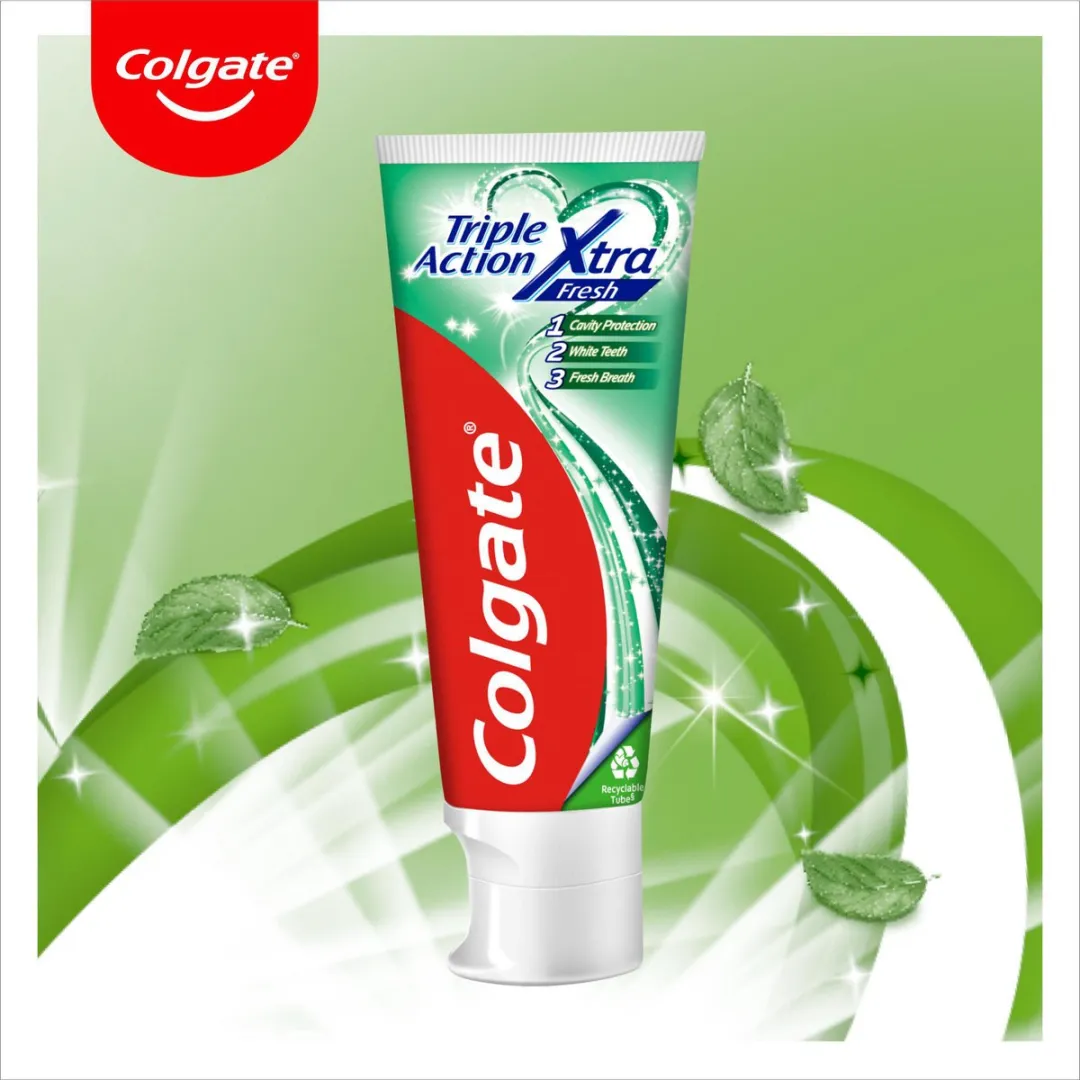 Colgate Triple Action Xtra Fresh Tandpasta 20 Stuks - afbeelding 6 van 6