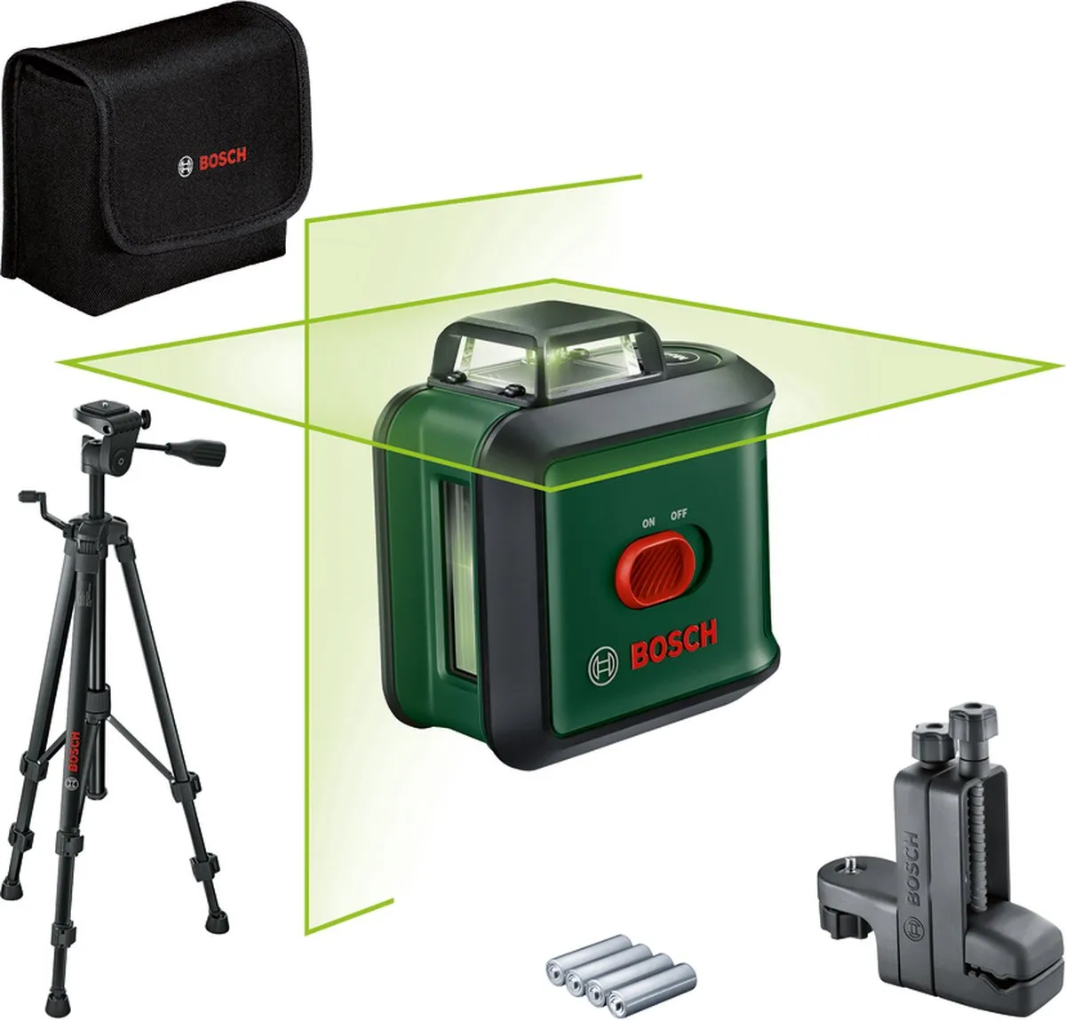 Bosch UniversalLevel 360 Premium Set 0603663E07 - 360° Kruislijnlaser - 4x Batterijen