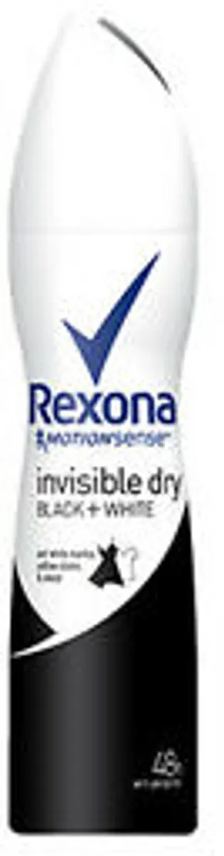 Rexona Invisible Spray Deodorant 150ml - Zwart/Wit