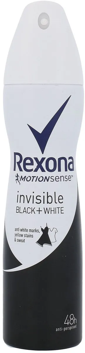 Rexona Invisible Spray Deodorant 150ml - Zwart/Wit
