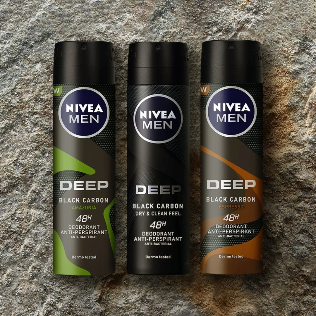 NIVEA MEN Deep Amazonia Deo Spray 48u - 6x150ml