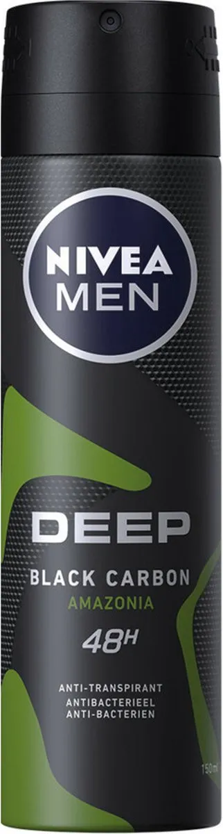 NIVEA MEN Deep Amazonia Deo Spray 48u - 6x150ml