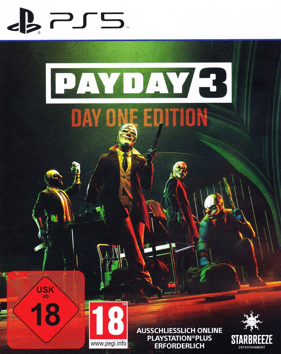 PAYDAY 3 - Day One Edition - DE PS5
