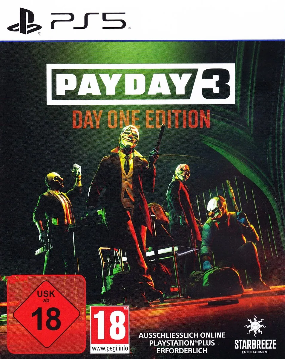Plaion PAYDAY 3 Day One Edition - PS5