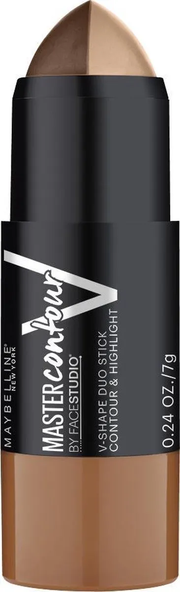 Maybelline Face Studio V-Shape Duo Stick - Donker