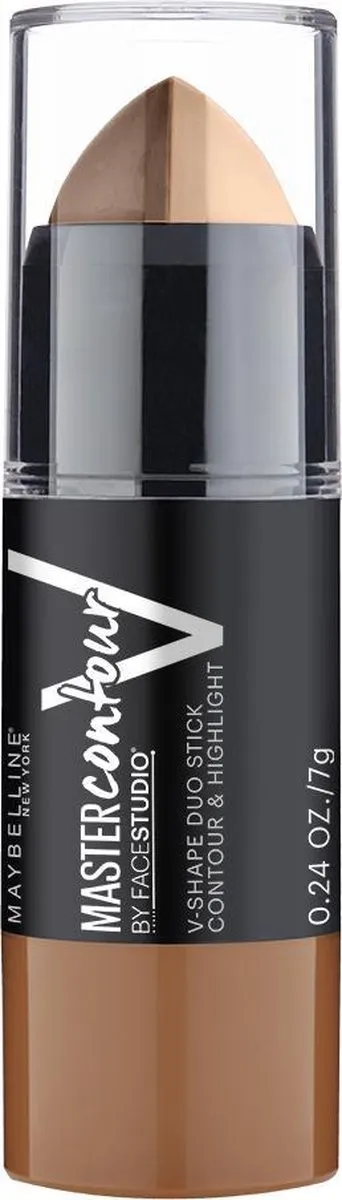 Maybelline Face Studio V-Shape Duo Stick - Donker