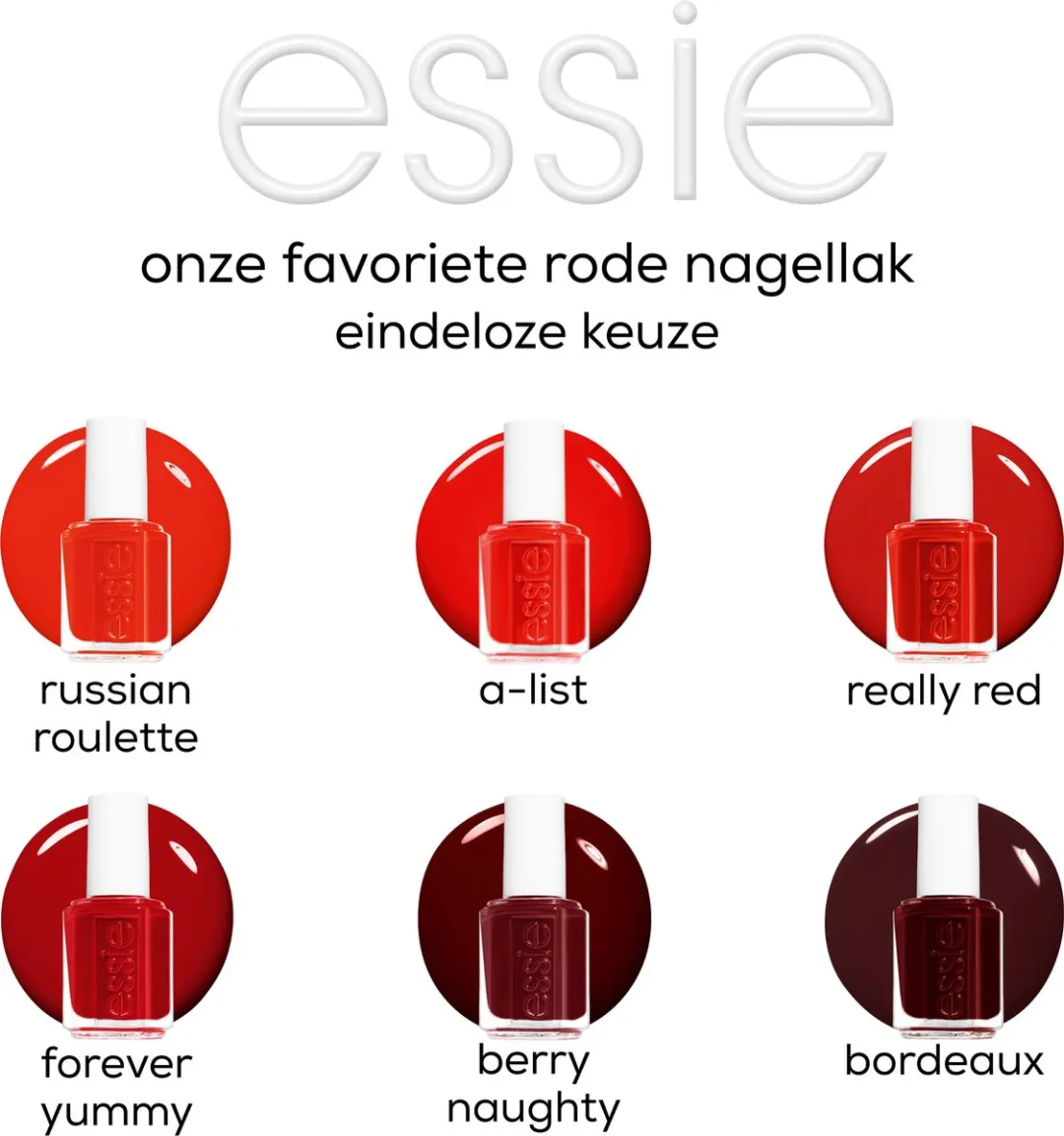 essie Original 55 A-List Glanzende Nagellak 14ml - Rood