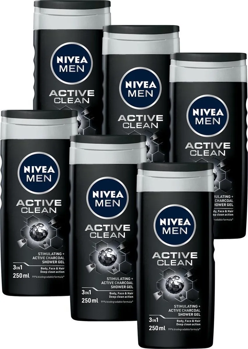 NIVEA MEN Active Clean Douchegel 250ml