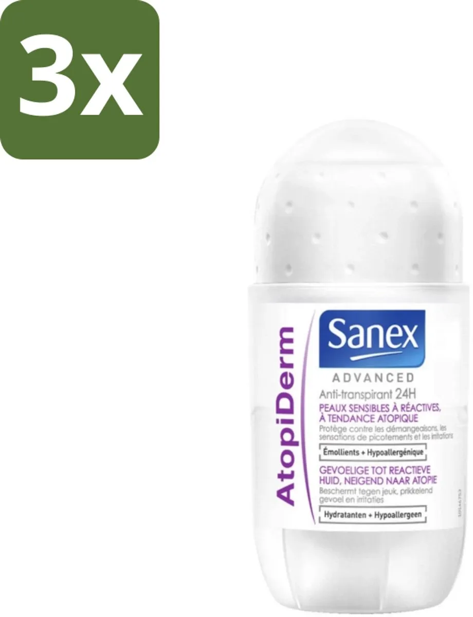 Sanex Advanced Gevoelig Deodorant Roller 50ml