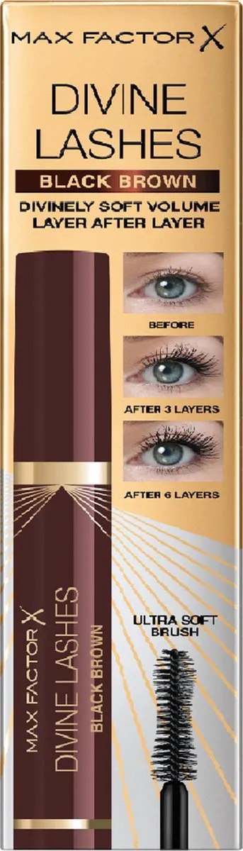 Max Factor Divine Lashes Mascara 002 Black Brown - 8ml