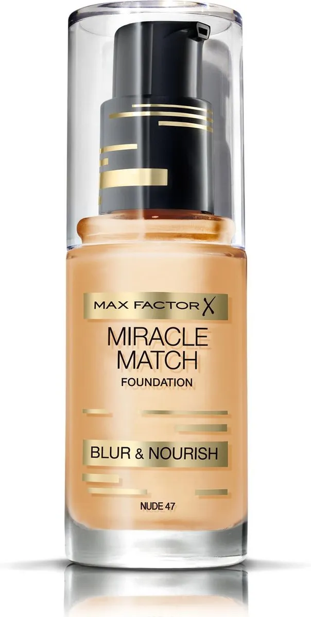 Max Factor Miracle Match Blur & Nour Foundation 47 Nude