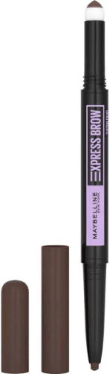 Maybelline Express Brow Duo 04 Dark Brown - Wenkbrauwpotlood & Poeder