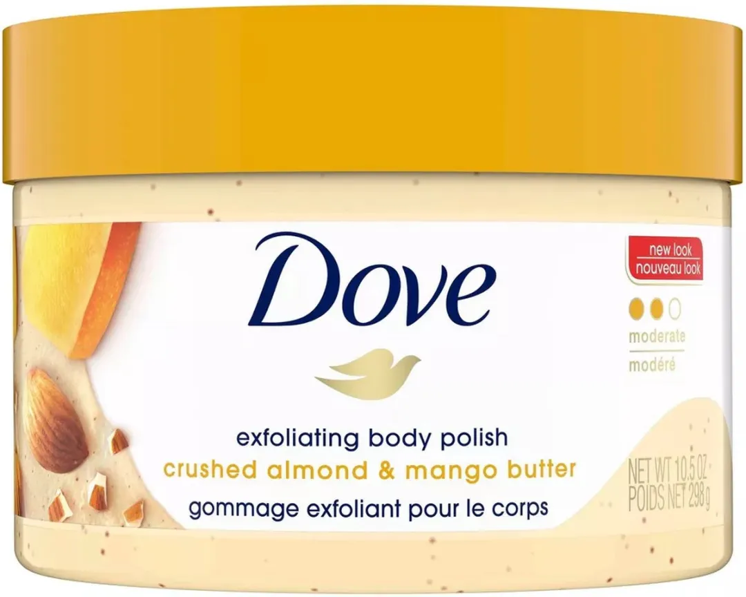 Dove Crushed Almond & Mango Butter Exfoliërende Lichaamscrub 298g