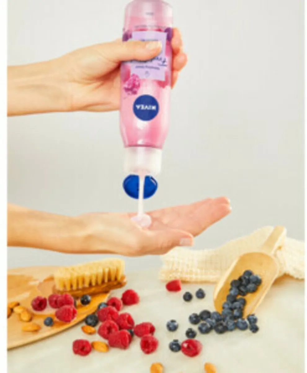 NIVEA Fresh Blends Douchegel Framboos - 6x300ml