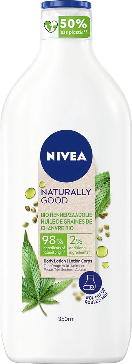 NIVEA Naturally Good Hennepzaadolie Bodylotion 350ml